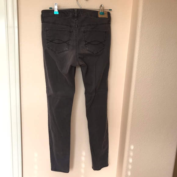 Abercrombie Dark Grey Jeggings - Picture 4 of 6